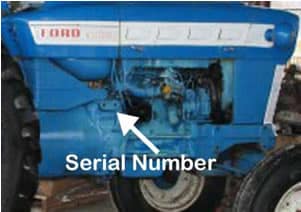 Serial Numbers For Ford Tractors Vintage