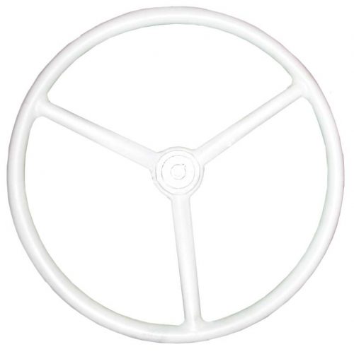 Steering Wheel - White